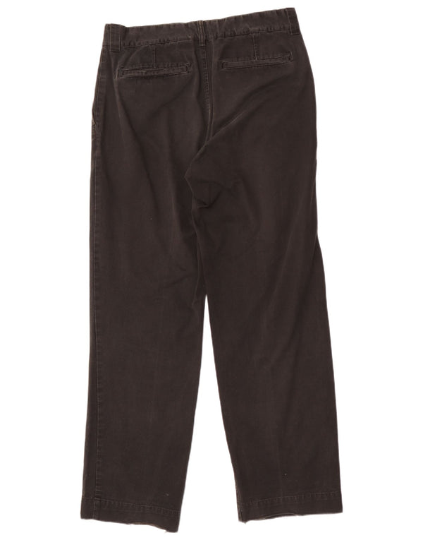 Gap Mens Classic Fit Chino Trousers W33 L32 Black Cotton