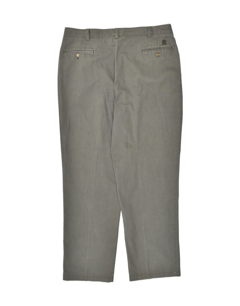 TOMMY HILFIGER Mens Pegged Chino Trousers W38 L32  Grey Cotton | Vintage Tommy Hilfiger | Thrift | Second-Hand Tommy Hilfiger | Used Clothing | Messina Hembry 