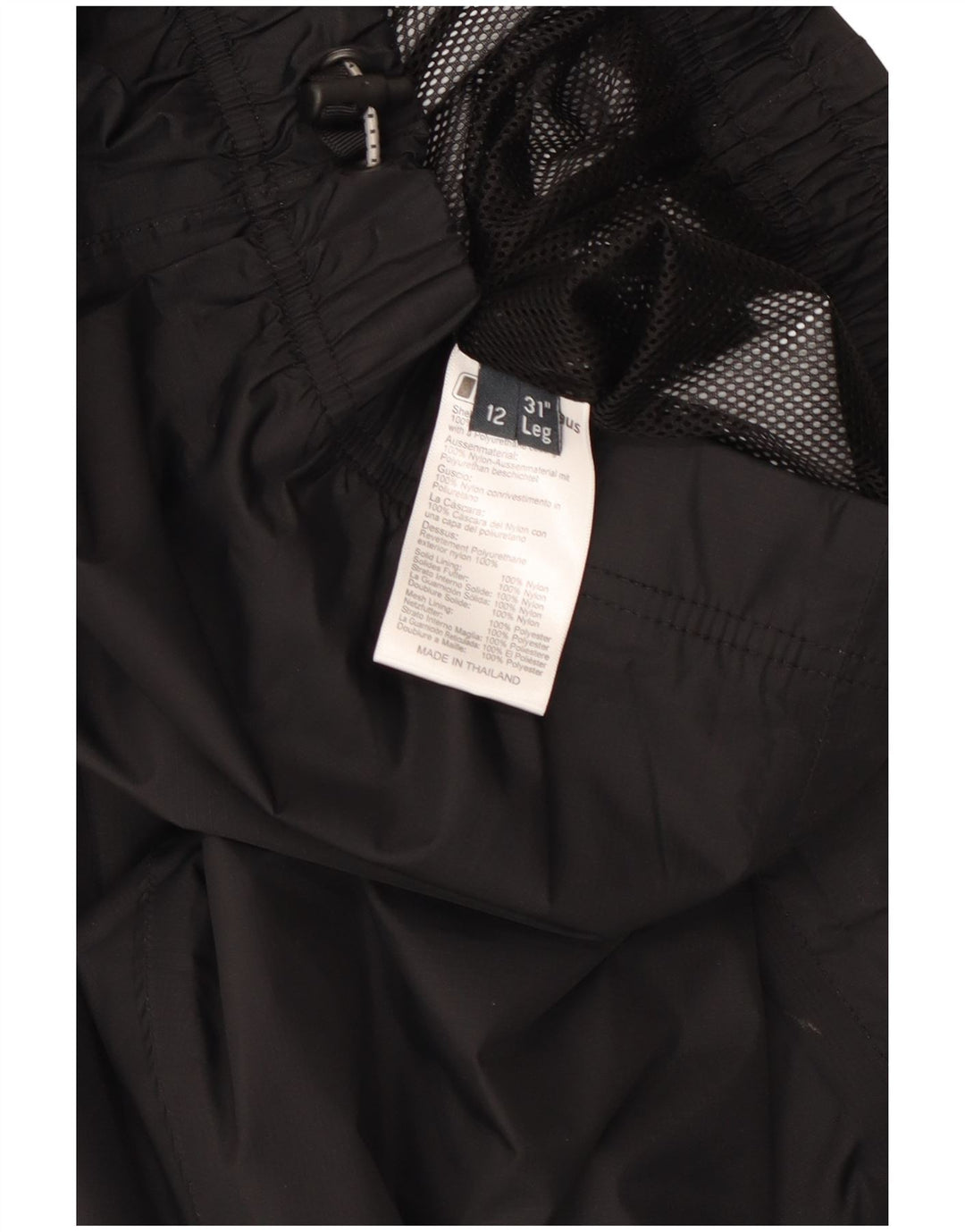 Berghaus Womens Waterproof Trousers UK 12 Medium Black Nylon