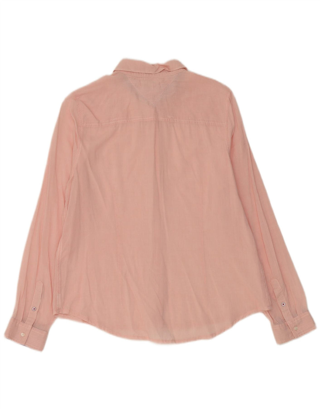 Tommy Hilfiger Womens Shirt UK 14 Large Pink