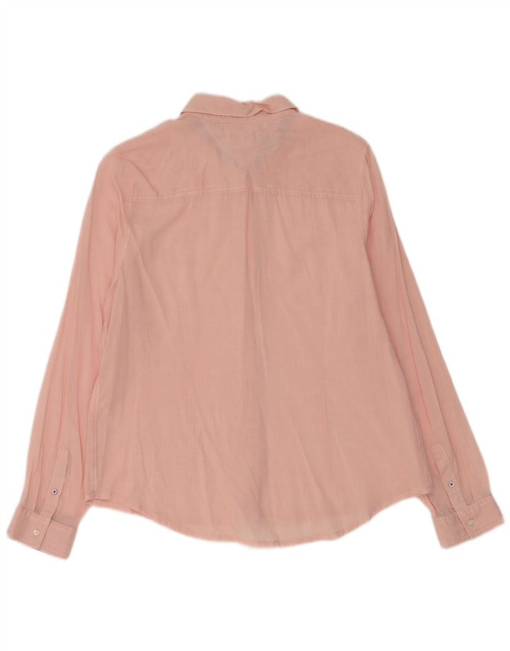 Tommy Hilfiger Womens Shirt UK 14 Large Pink