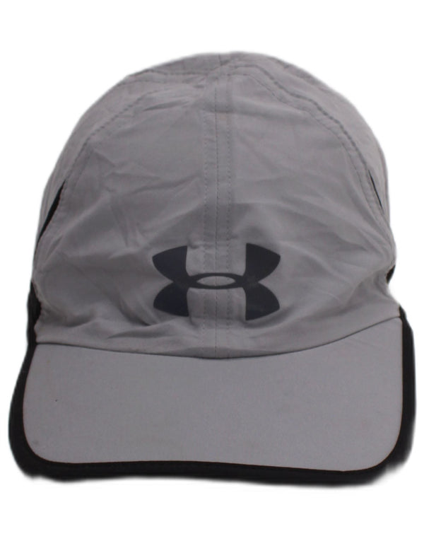 Under Armour Mens Graphic Baseball Cap One Size Grey Polyester