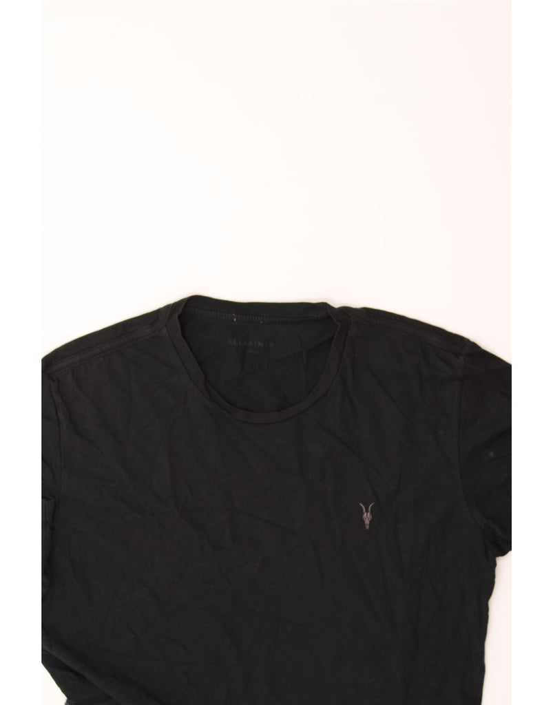 ALL SAINTS Mens T-Shirt Top Small Black Cotton Vintage All Saints and Second-Hand All Saints from Messina Hembry 