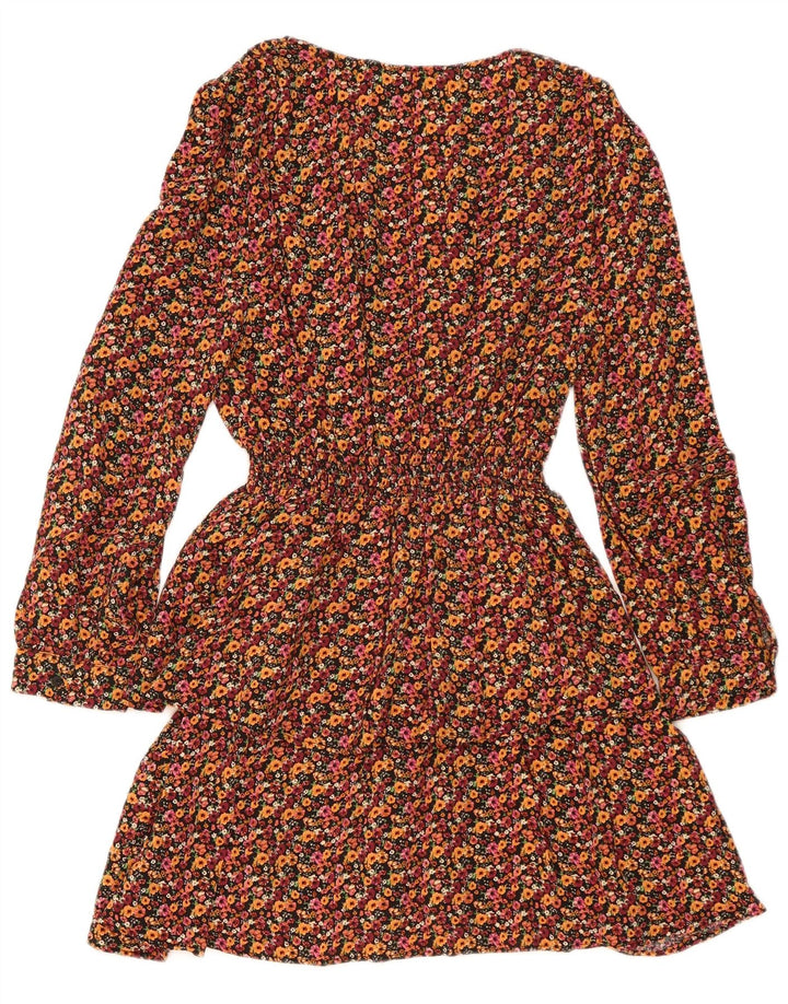 Zara Womens Empire Dress UK 12 Medium Multicoloured Floral