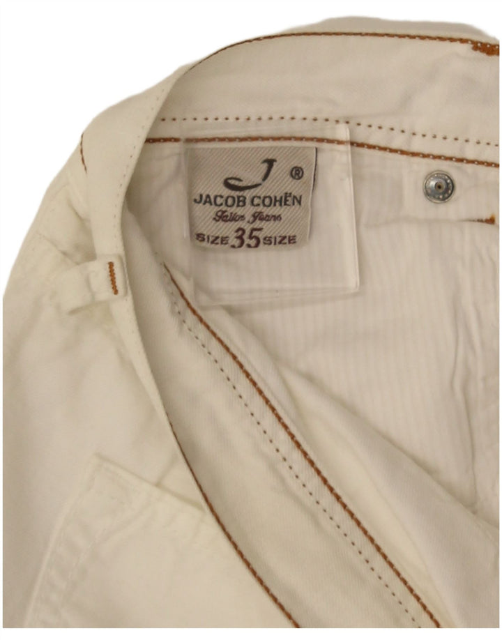 Jacob Cohen Mens Straight Jeans W35 L34 White