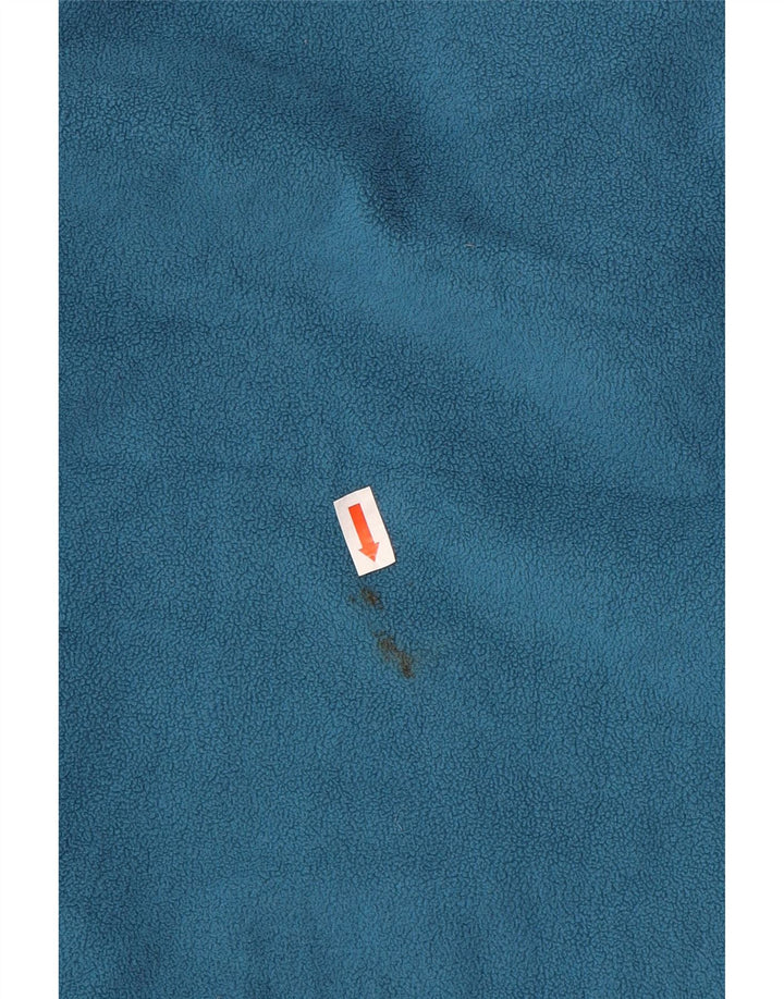 MOUNTAIN WAREHOUSE Womens Zip Neck Fleece Jumper UK 20 2XL  Blue Polyester