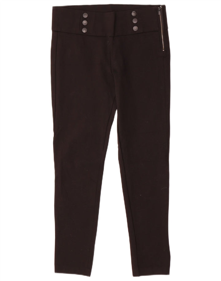Zara Womens Slim Casual Trousers Large W32 L29 Black