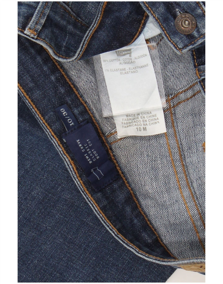Levi's Womens Demi Curve Bootcut Jeans US 10 Large W30 L30 Navy Blue