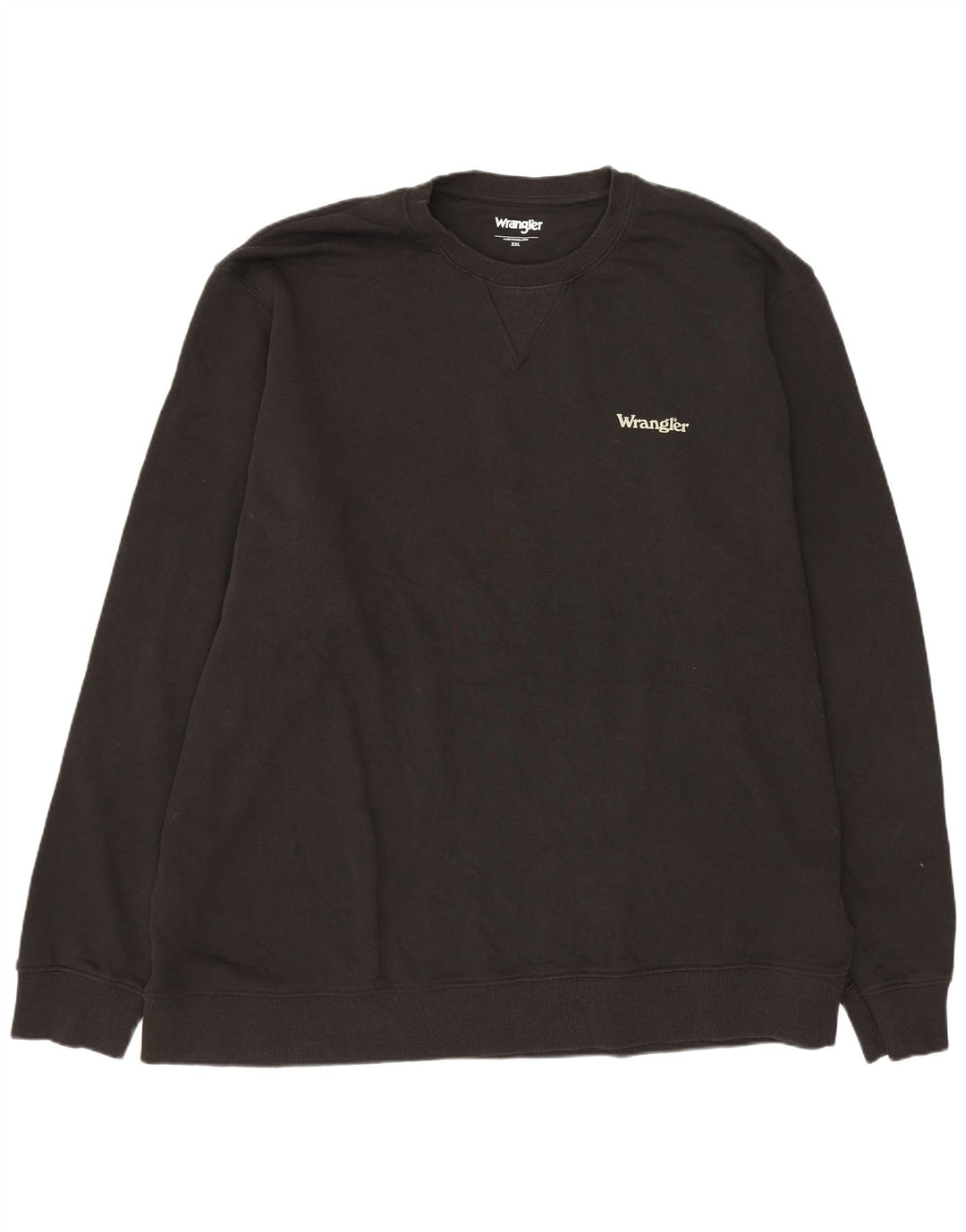 Wrangler Mens Sweatshirt Jumper 2XL Black Cotton