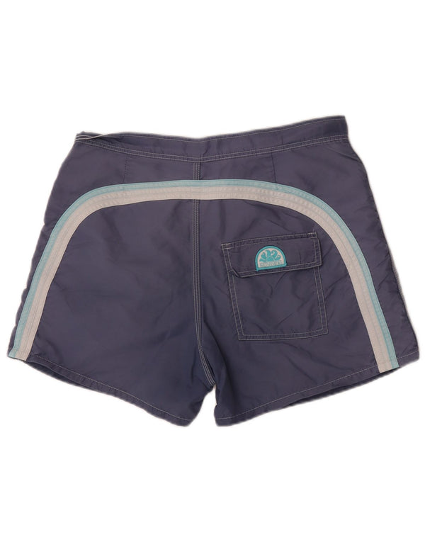 Sundek Mens Swimming Shorts Medium Navy Blue Nylon