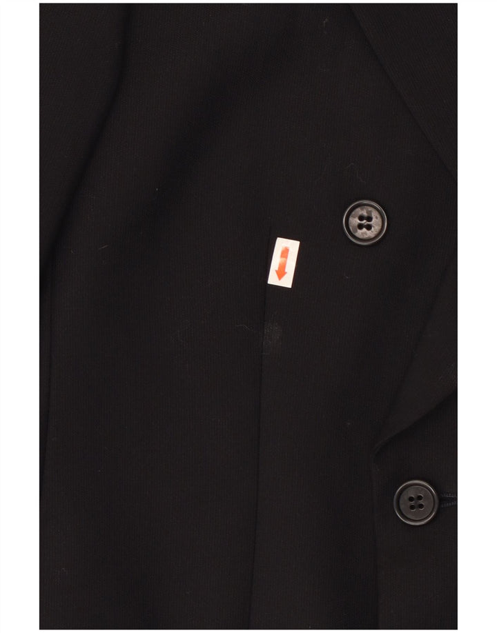Marks & Spencer Mens Double Breasted Blazer Jacket UK 40 Medium Navy Blue