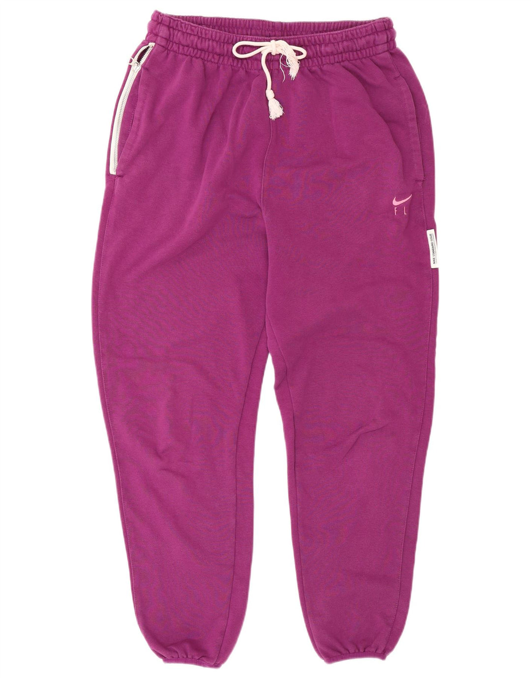 Nike Womens Dri Fit Tracksuit Trousers Joggers UK 14 Medium Purple