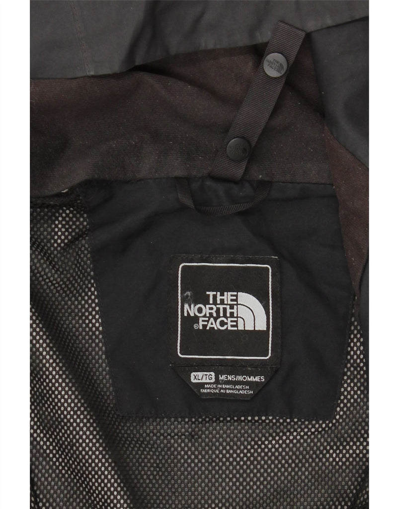 THE NORTH FACE Mens Hooded Rain Jacket UK 42 XL Black Polyester Vintage The North Face and Second-Hand The North Face from Messina Hembry 