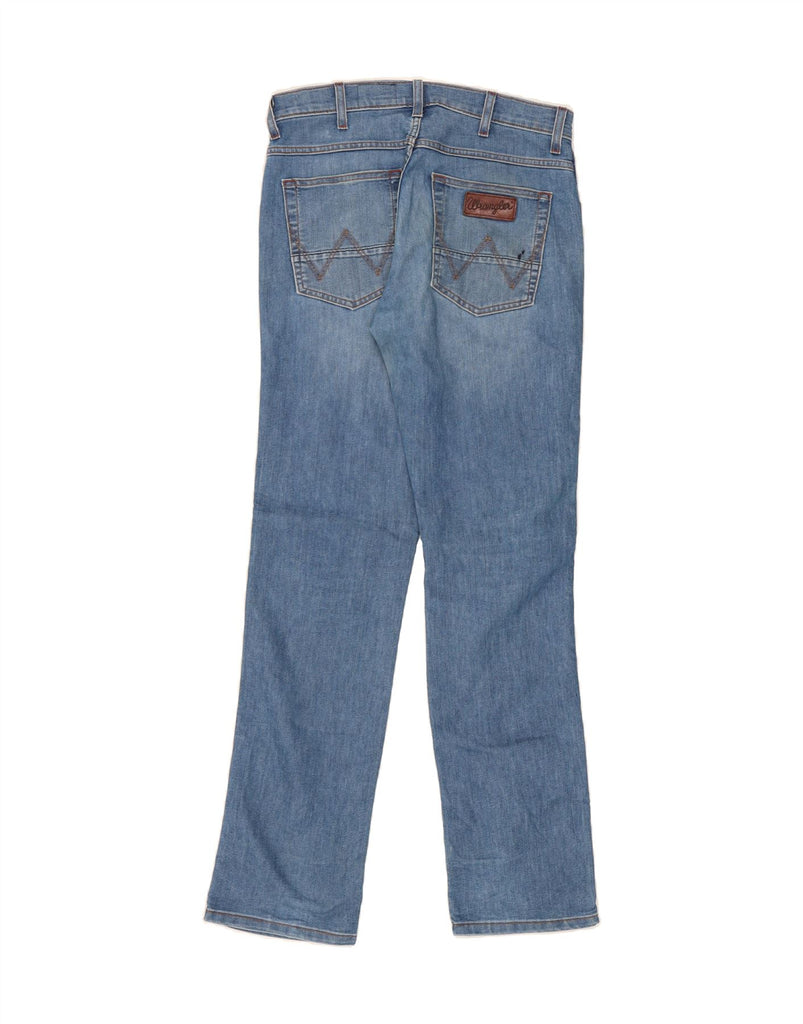 WRANGLER Mens Arizona Stretch Straight Jeans W33 L34 Blue Cotton Vintage Wrangler and Second-Hand Wrangler from Messina Hembry 
