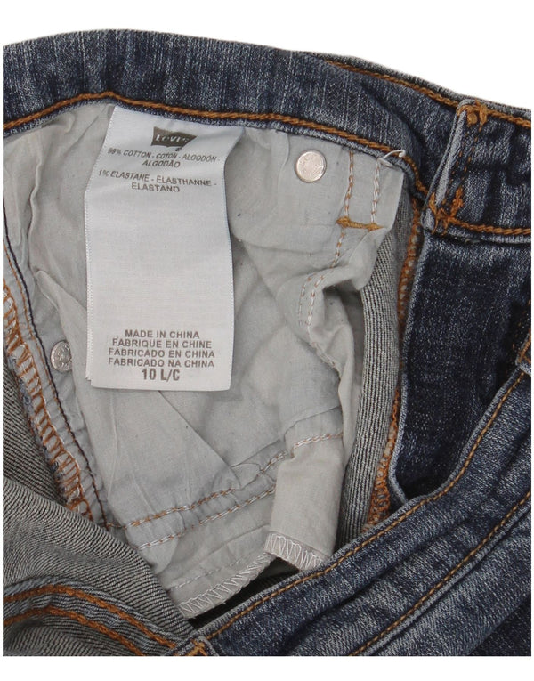 Levi's Womens 505 Straight Jeans US 10 Large W32 L34 Blue Cotton