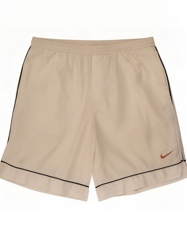 Nike Mens Sport Shorts Large White Polyester