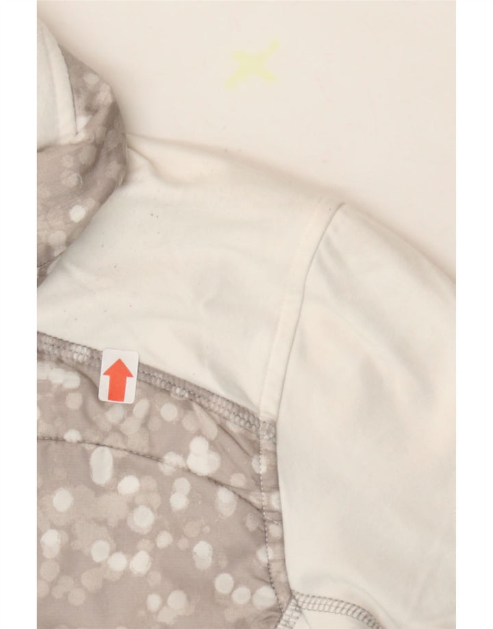 EDDIE BAUER Womens Tracksuit Top Jacket UK 12 Medium White Colourblock Vintage Eddie Bauer and Second-Hand Eddie Bauer from Messina Hembry 
