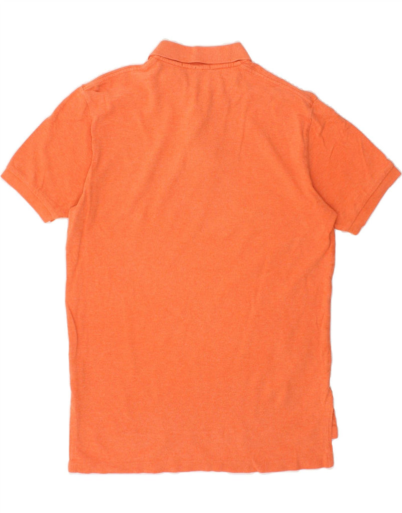 POLO RALPH LAUREN Mens Polo Shirt Medium Orange Cotton | Vintage Polo Ralph Lauren | Thrift | Second-Hand Polo Ralph Lauren | Used Clothing | Messina Hembry 