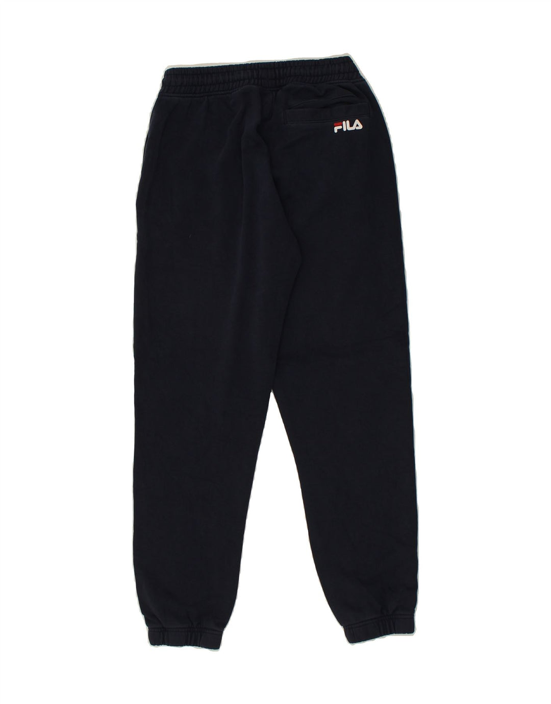 FILA Mens Tracksuit Trousers Joggers Small Navy Blue Cotton | Vintage Fila | Thrift | Second-Hand Fila | Used Clothing | Messina Hembry 