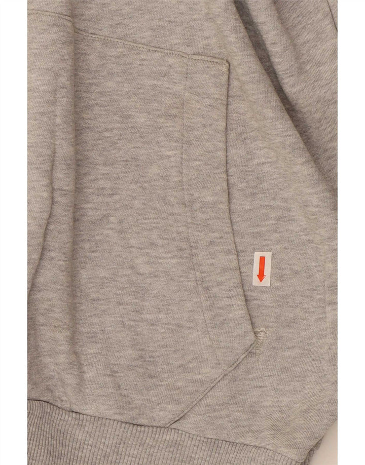 Calvin Klein Jeans Mens Graphic Hoodie Jumper Medium Grey Colourblock