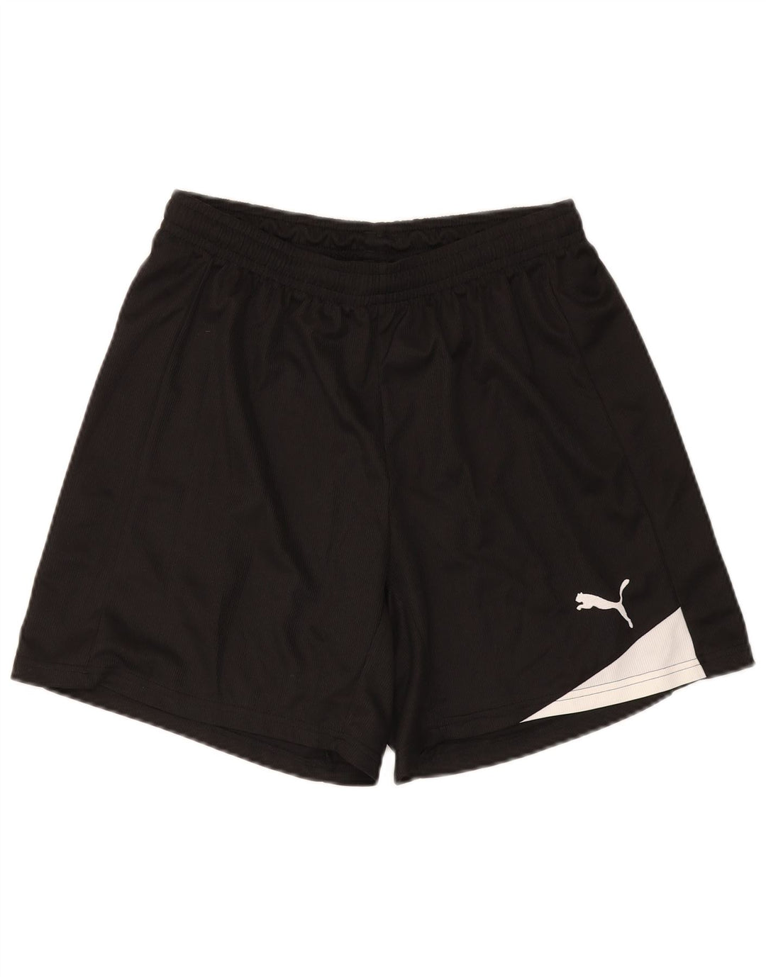 Puma Mens Sport Shorts Large  Black Colourblock Polyester