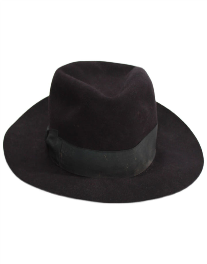 Borsalino Mens Fedora Hat Small Black Classic