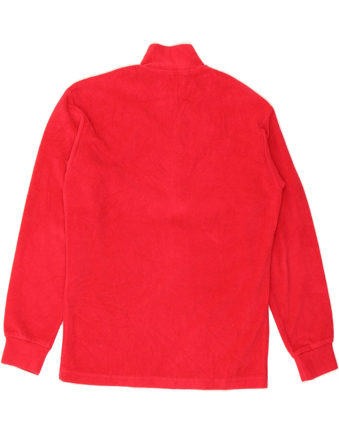FILA Mens Zip Neck Fleece Jumper Small Red Vintage Fila and Second-Hand Fila from Messina Hembry 