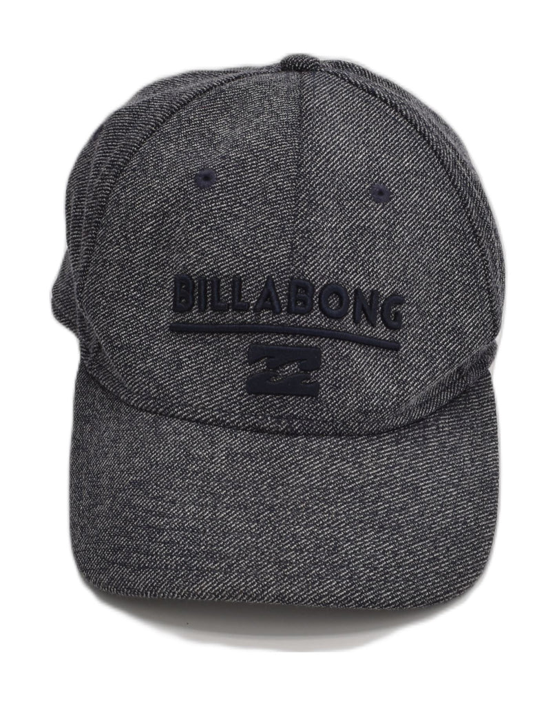 BILLABONG Mens Graphic Baseball Cap Small/Medium Navy Blue Flecked | Vintage Billabong | Thrift | Second-Hand Billabong | Used Clothing | Messina Hembry 