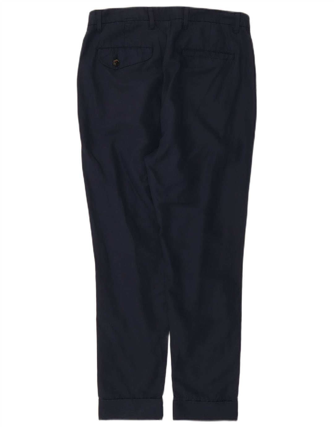 Woolrich Womens Slim Chino Trousers W27 L26 Navy Blue Cotton
