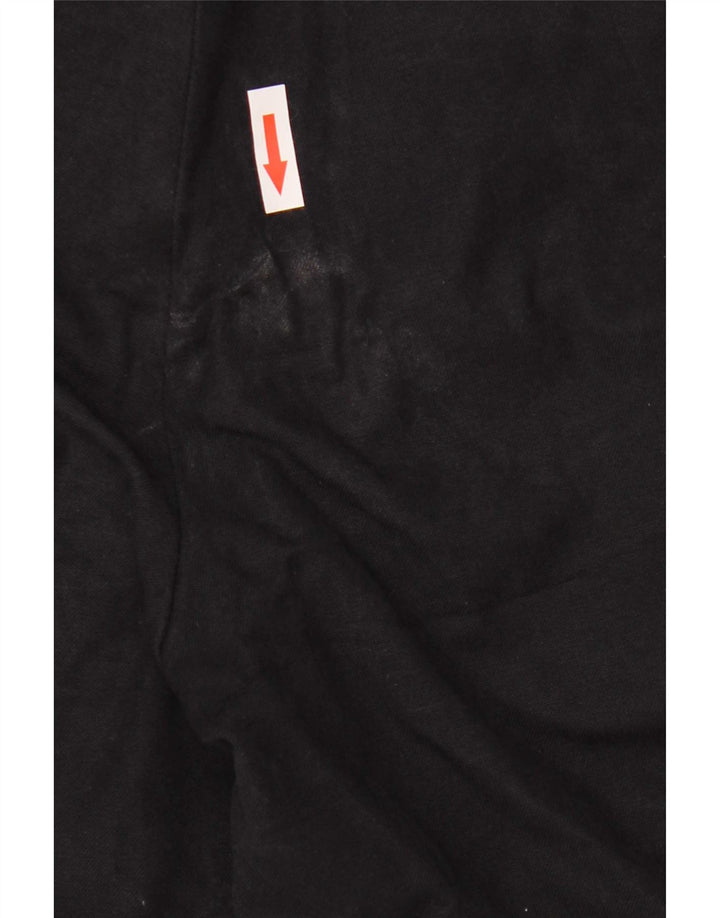 Massimo Dutti Womens Bootcut Chino Trousers 2XS W24 L25 Black