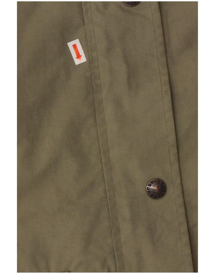 Tucano Urbano Womens Military Jacket IT 44 Medium Green Polychlorid