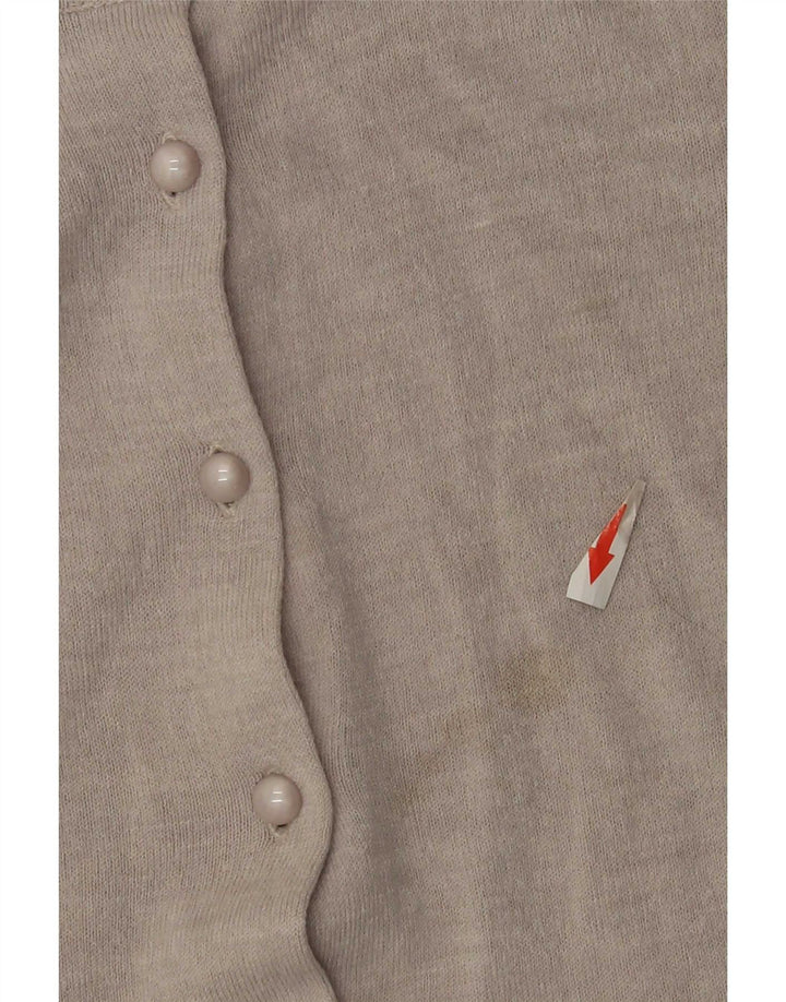 Marks & Spencer Womens Cardigan Sweater UK 14 Large  Grey Acrylic