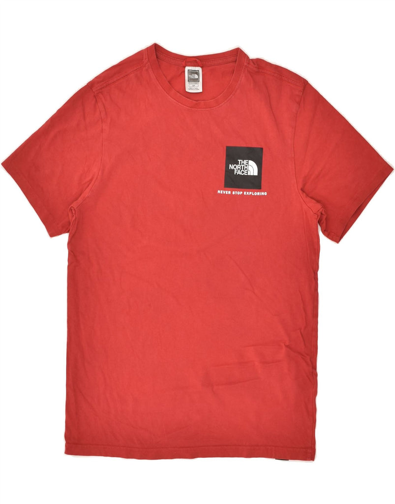 THE NORTH FACE Mens Graphic T-Shirt Top Small Red Cotton | Vintage The North Face | Thrift | Second-Hand The North Face | Used Clothing | Messina Hembry 