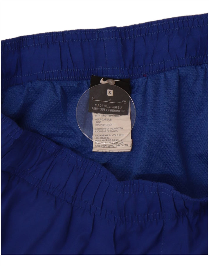 Nike Womens Sport Shorts UK 10 Small  Blue Polyester
