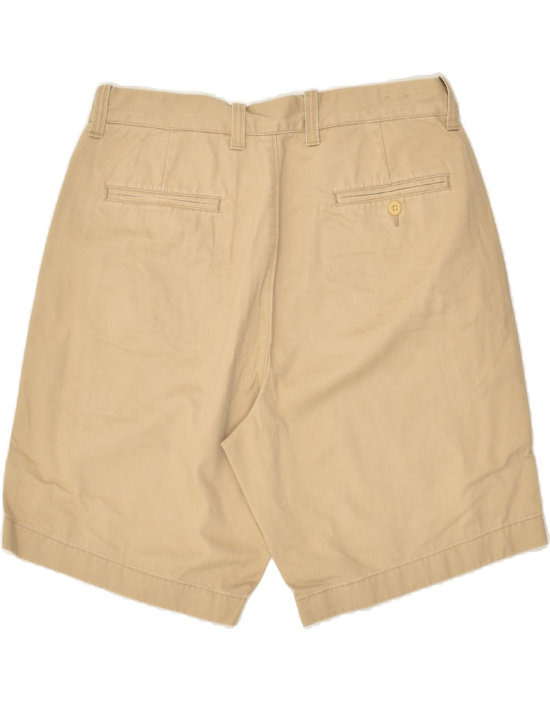 J. CREW Mens Chino Shorts W34 Large Beige Cotton | Vintage J. Crew | Thrift | Second-Hand J. Crew | Used Clothing | Messina Hembry 