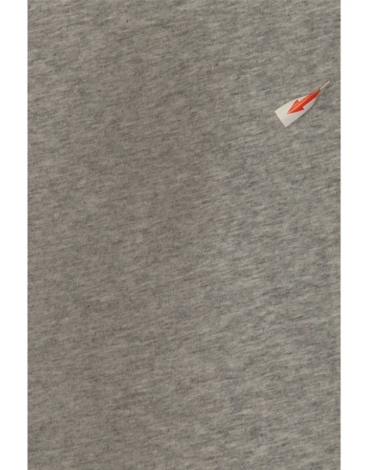 Nike Mens Dri Fit Graphic T-Shirt Top Medium Grey Flecked Cotton