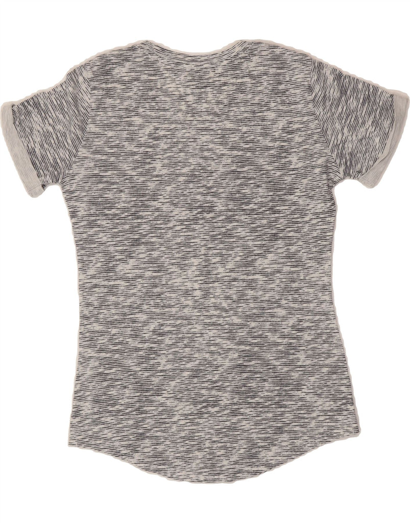 CHAMPION Womens Graphic T-Shirt Top UK 12 Medium Grey Flecked Vintage Champion and Second-Hand Champion from Messina Hembry 