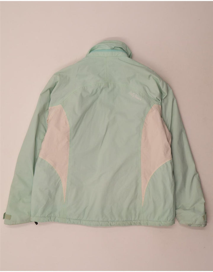 Helly Hansen Womens Ski Jacket UK 20 2XL Turquoise Colourblock Polyamide