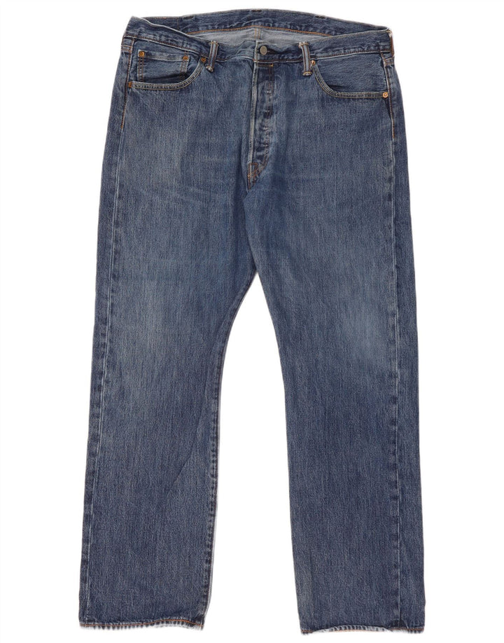Levi's Mens 501 Straight Jeans W40 L32 Blue Cotton