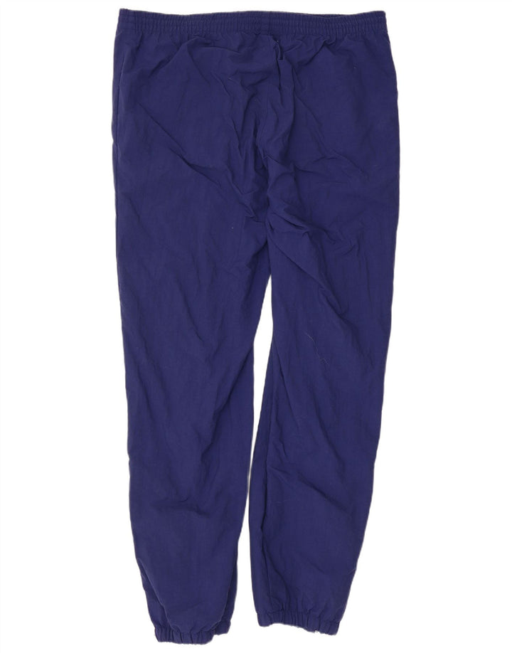LOTTO Mens Tracksuit Trousers Joggers XL  Navy Blue Nylon