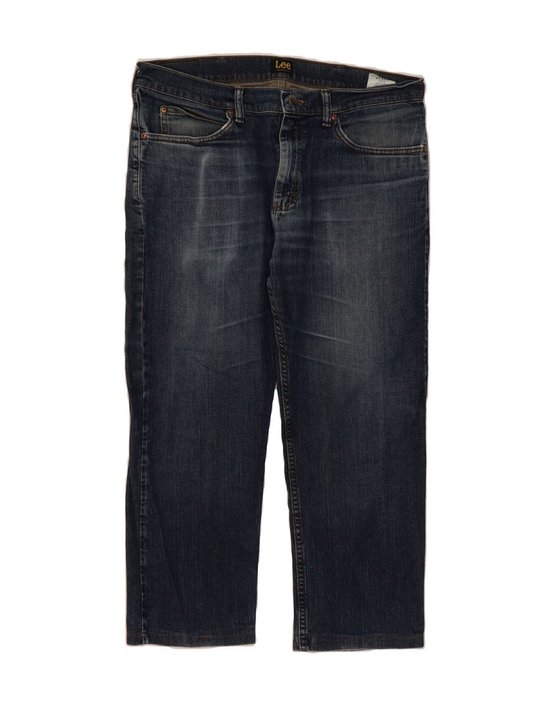 LEE Mens Legendary Cropped Jeans W36 L24 Navy Blue Cotton Vintage Lee and Second-Hand Lee from Messina Hembry 