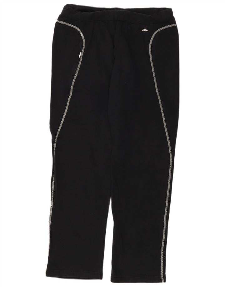 Ellesse Womens Tracksuit Trousers UK 10 Small  Navy Blue Cotton