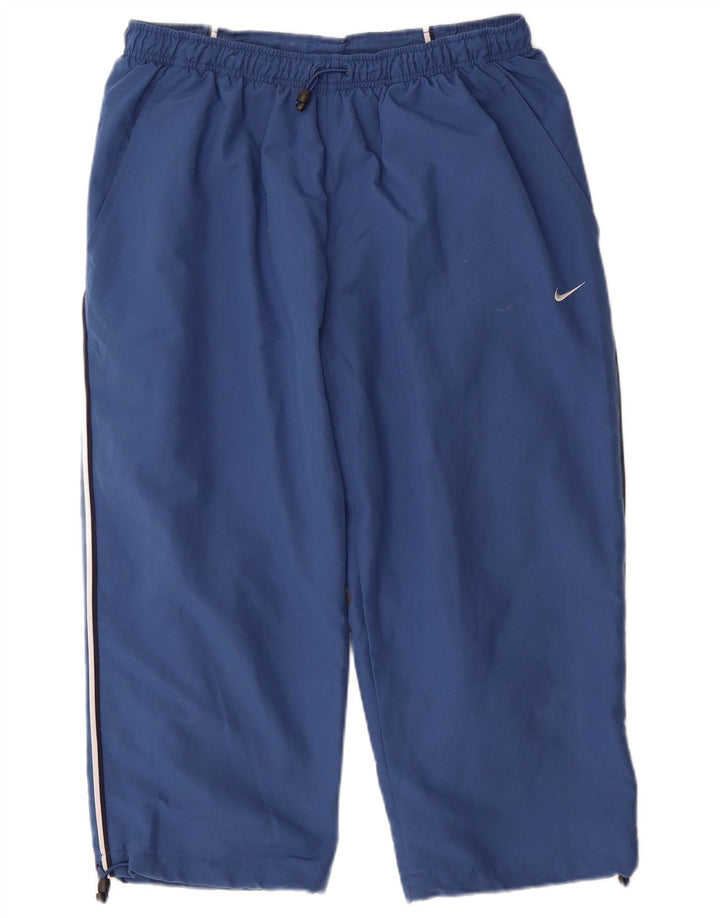 Nike Mens Capri Tracksuit Trousers Large  Blue Polyester