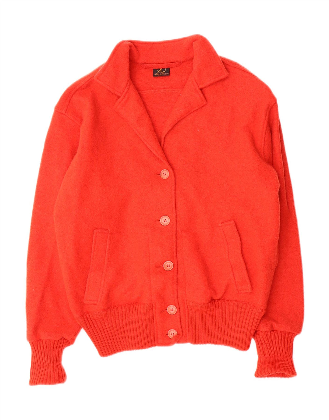 Vintage Womens Cardigan Sweater EU 40 Medium Red