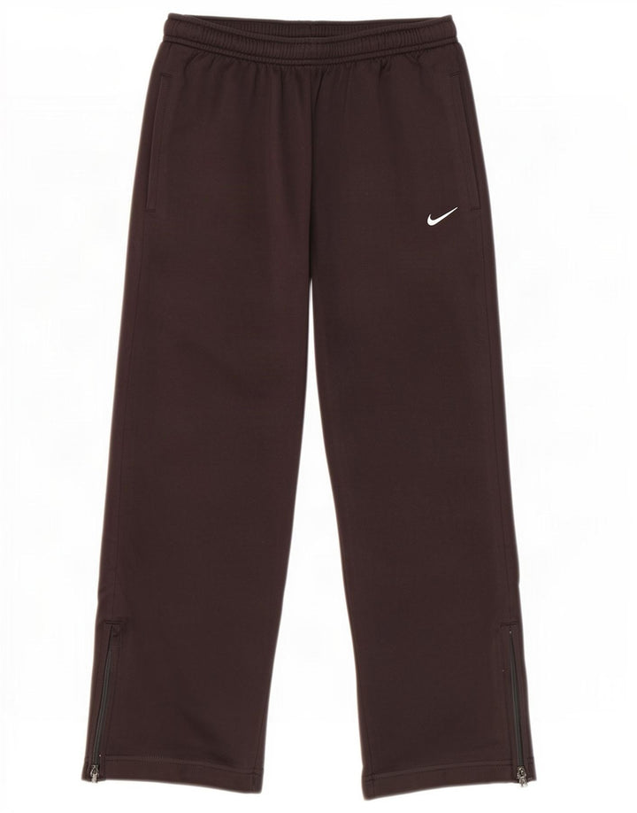 Nike Boys Tracksuit Trousers 10-11 Years Medium Black Polyester