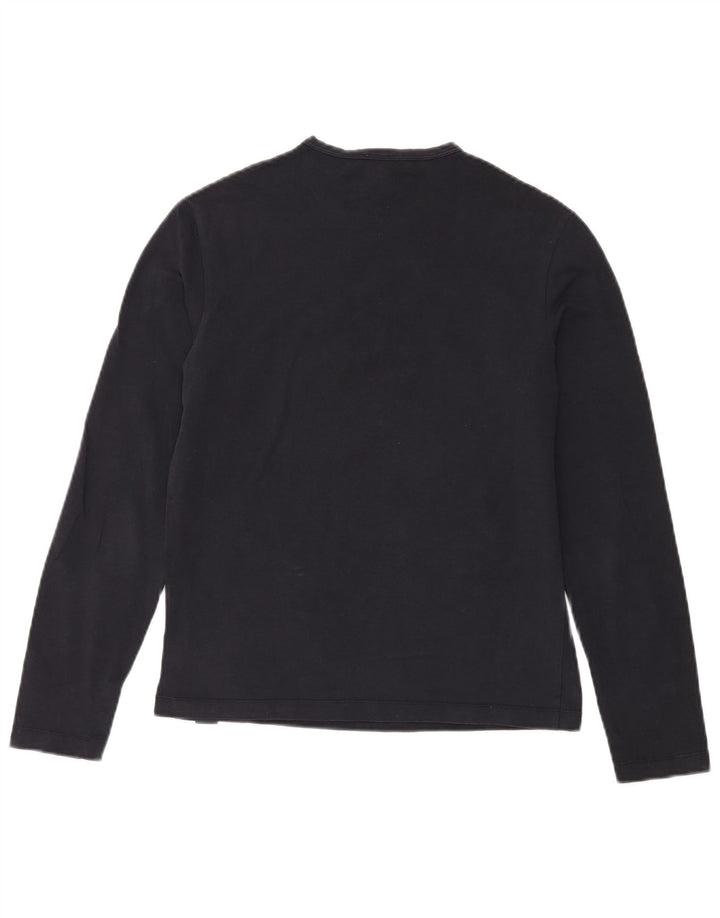 Calvin Klein Jeans Mens Top Long Sleeve Medium Navy Blue