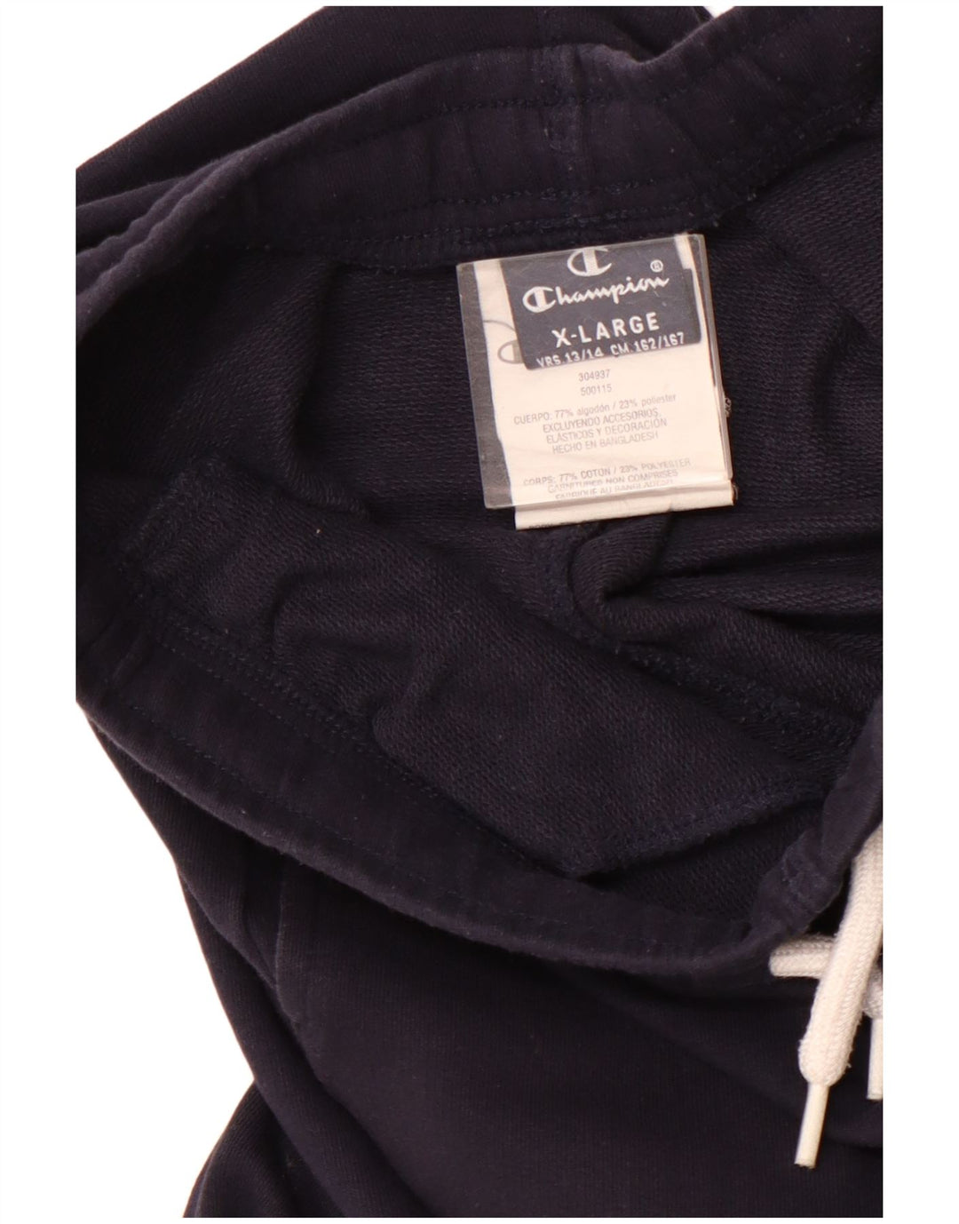 CHAMPION Boys Tracksuit Trousers Joggers 13-14 Years XL  Navy Blue Cotton