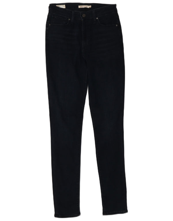 Levi's Womens 721 High Rise Skinny Jeans W29 L30 Navy Blue