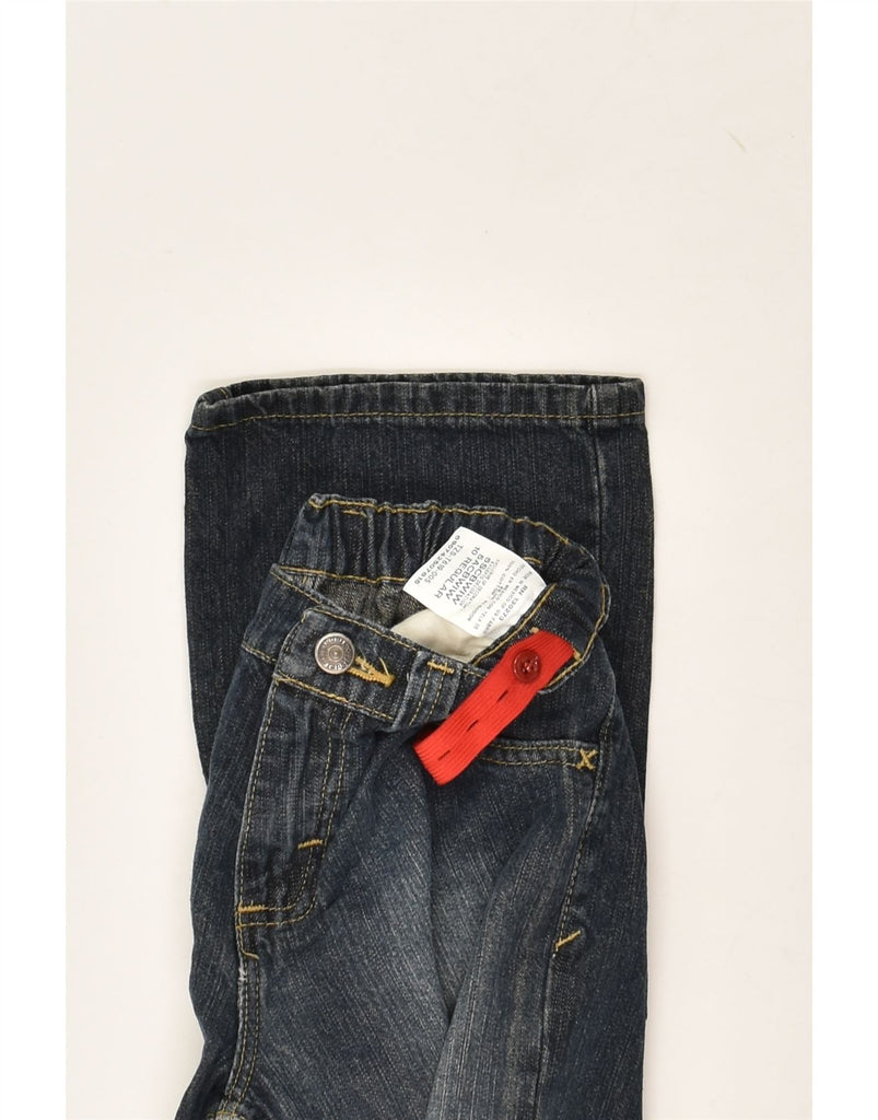 WRANGLER Boys Wide Leg Jeans 9-10 Years W24 L24 Navy Blue Cotton | Vintage Wrangler | Thrift | Second-Hand Wrangler | Used Clothing | Messina Hembry 