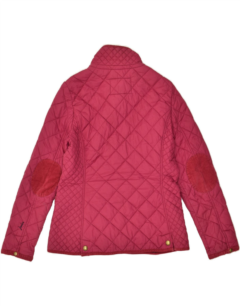 JOULES Womens Quilted Jacket UK 14 Large Pink Polyamide | Vintage Joules | Thrift | Second-Hand Joules | Used Clothing | Messina Hembry 